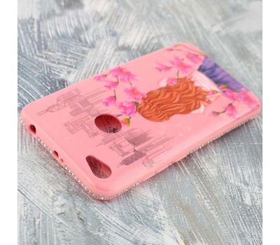 Чохол для Xiaomi Redmi Note 5A Prime Magic Girl рожевий "Сакура" 110296