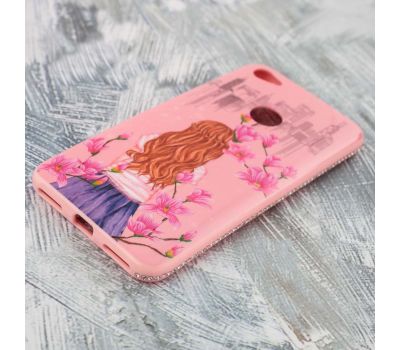 Чохол для Xiaomi Redmi Note 5A Prime Magic Girl рожевий "Сакура" 110297