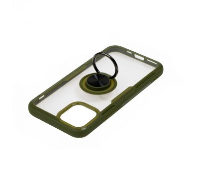 Чохол для iPhone 11 Pro Deen CrystalRing з оливковим кільцем 1104330