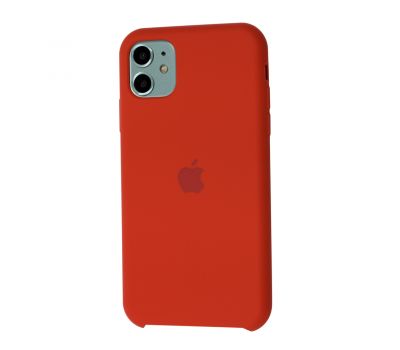 Чохол Silicone для iPhone 11 case червоний 1105933