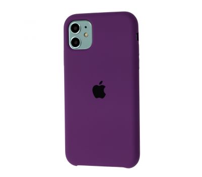 Чохол Silicone для iPhone 11 case grape 1105991