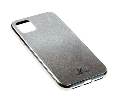 Чохол для iPhone 11 Sw glass сріблясто-чорний 1105508