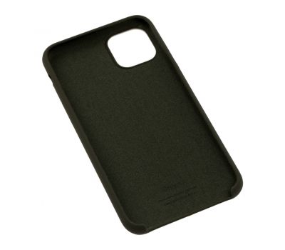 Чохол silicone для iPhone 11 Pro Max case темно-оливковий 1106225