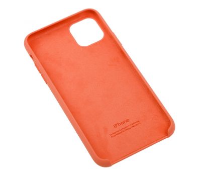 Чохол silicone для iPhone 11 Pro Max case apricot 1106152