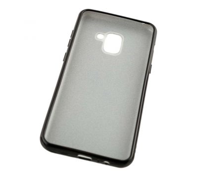 Чохол для Samsung Galaxy A8 2018 (A530) Glitter з блискітками чорний 111280