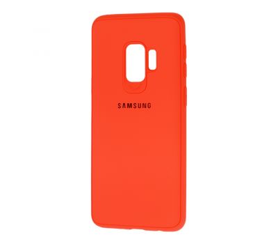 Чохол Samsung Galaxy S9 (G960) Logo світло-червоний
