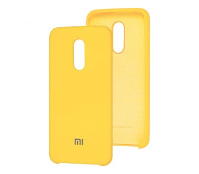 Чохол для Xiaomi Redmi 5 Plus Silky Soft Touch жовтий
