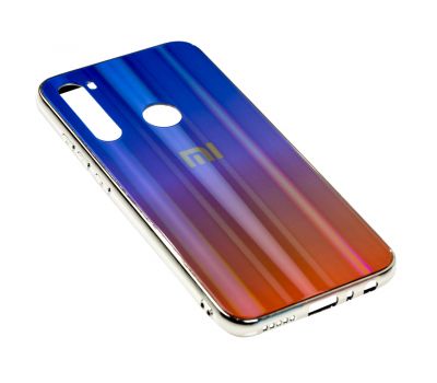 Чохол для Xiaomi Redmi Note 8 Aurora з лого синьо-червоний 1114726