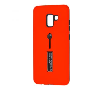 Чохол для Samsung Galaxy A8+ 2018 (A730) Kickstand червоний