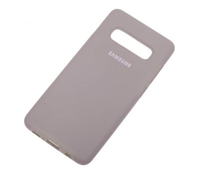 Чохол для Samsung Galaxy S10+ (G975) Silicone Full сірий 1118942