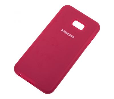 Чохол для Samsung Galaxy J4+ 2018 (J415) Silicone Full рожево-червоний 1118837