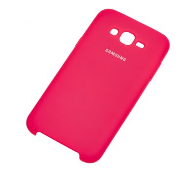 Чохол для Samsung Galaxy J7 (J700) Silky Soft Touch малиновий 1119091