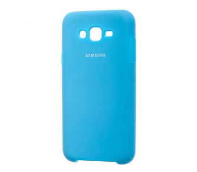 Чохол для Samsung Galaxy J7 (J700) Silky Soft Touch світло синій 1119093
