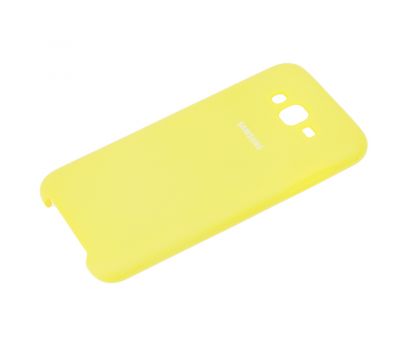Чохол для Samsung Galaxy J7 (J700) Silky Soft Touch лимонний 1119088