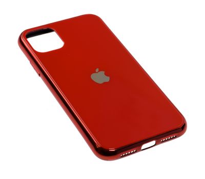 Чохол для iPhone 11 Original glass червоний 1119472
