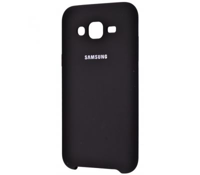 Чохол для Samsung Galaxy J7 (J700) Silky Soft Touch чорний 1119103