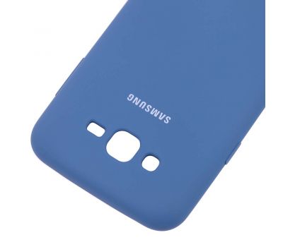 Чохол для Samsung Galaxy J7 (J700) Silky Soft Touch синій 1119101