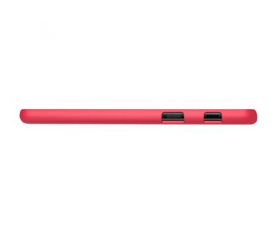 Чохол для Samsung Galaxy A8+ 2018 (A730) Nillkin із захисною плівкою червоний 112865