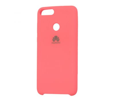 Чохол для Huawei P Smart Silky Soft Touch яскраво-рожевий 1120100