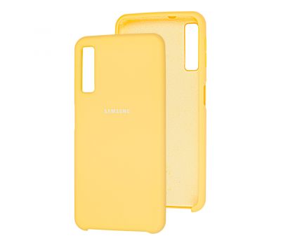 Чохол для Samsung Galaxy A7 2018 (A750) Silky Soft Touch жовтий