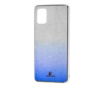 Чохол для Samsung Galaxy A51 (A515) Swaro glass сріблясто-синій