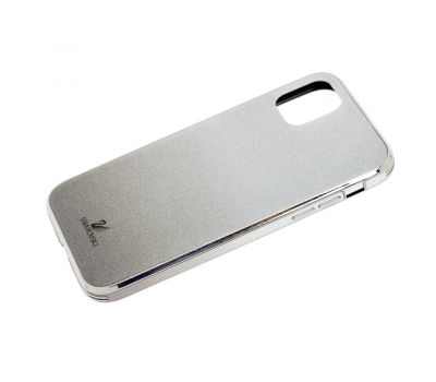 Чохол для iPhone 11 Swaro glass сріблясто-чорний 1127256