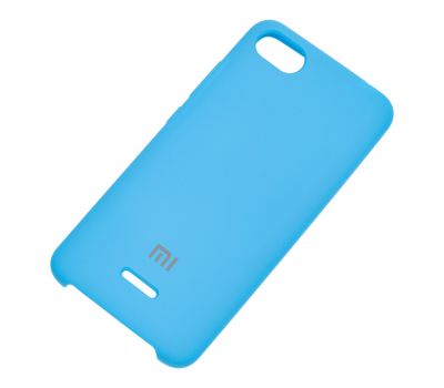 Чохол для Xiaomi Redmi 6A Silky Soft Touch "блакитний" 1130173