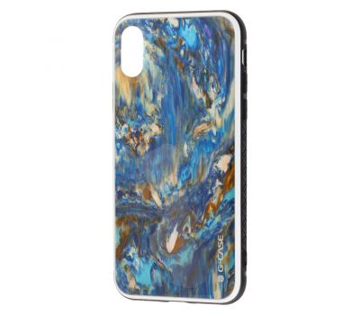 Чохол для iPhone X / Xs G-Case Amber синій