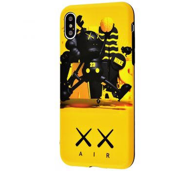 Чохол для iPhone X / Xs IMD "jordan xx kaws yellow"