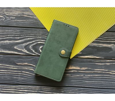 Чохол книжка для Xiaomi Redmi Note 8T "Gallant з візитницею" зелений