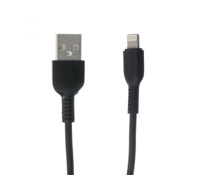 Кабель USB Hoco X13 lightning 2m черный 1134576