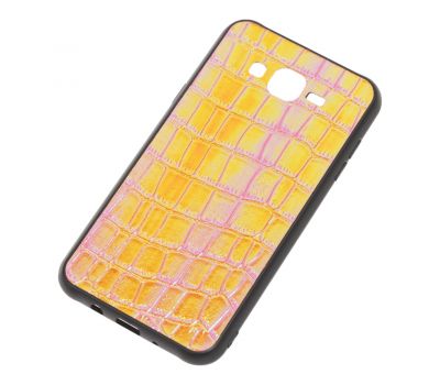 Чохол Holographic для Samsung Galaxy J7 (J700) / J7 Neo помаранчевий 1135255