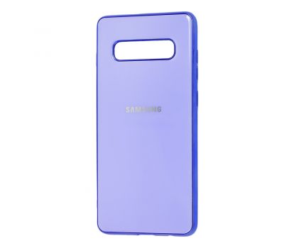 Чохол для Samsung Galaxy S10 (G973) Silicone case (TPU) фіолетовий