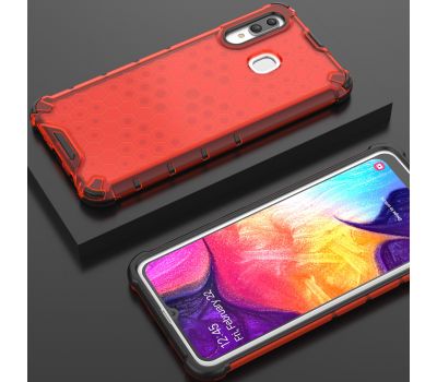 Чохол для Samsung Galaxy A20/A30 Transformer Honeycomb удароміцний червоний 1135713