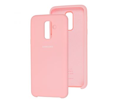 Чохол для Samsung Galaxy A6+ 2018 (A605) Silky Soft Touch світло рожевий