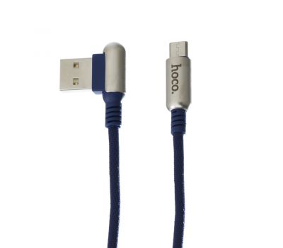Кабель USB Hoco U17 Capsule microUSB 1.2 m синий
