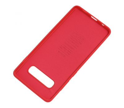 Чохол Samsung Galaxy S10+ (G975) Silicone cover червоний 1138764