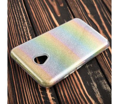 Чохол для Meizu M5 Shining Glitter з блискітками веселка 114195