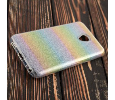 Чохол для Meizu M5 Shining Glitter з блискітками веселка 114196