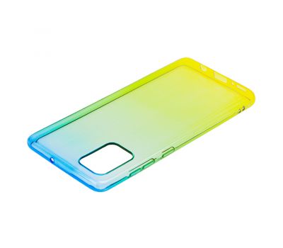Чохол для Samsung Galaxy A71 (A715) Gradient Design жовто-зелений 1140129