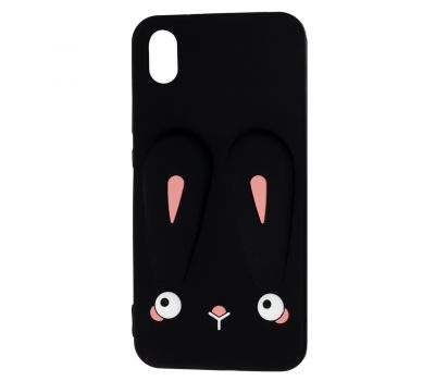 Чохол 3D для Xiaomi Redmi 7A Rabbit чорний