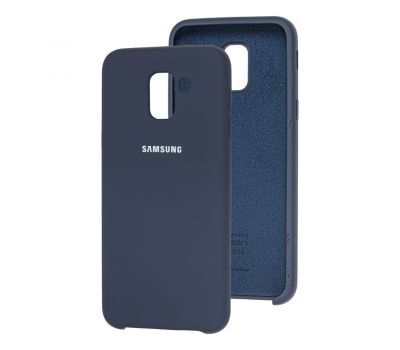 Чохол для Samsung Galaxy J6 2018 (J600) Silky темно синій
