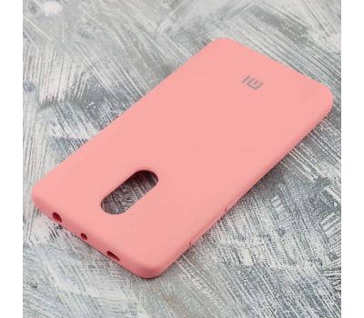 Чохол для Xiaomi Redmi Note 4x Silky Soft Touch світло-рожевий 116183