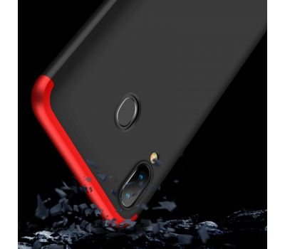 Чохол GKK LikGus для Samsung Galaxy A40 (A405) 360 чорно-червоний 1162586