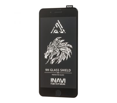 Захисне скло для iPhone 7 Plus / 8 Plus Inavi Premium чорне
