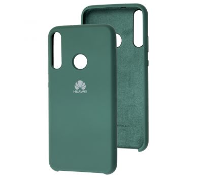Чохол для Huawei P40 Lite E Silky Soft Touch сосновий зелений