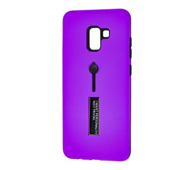 Чохол для Samsung Galaxy A8+ 2018 (A730) Kickstand фіолетовий