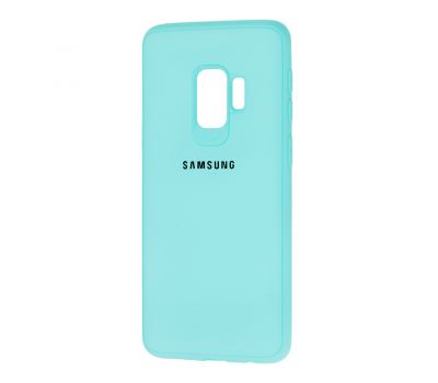 Чохол Samsung Galaxy S9 (G960) Logo бірюзовий