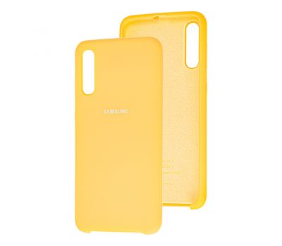 Чохол для Samsung Galaxy A50/A50s/A30s Silky Soft Touch жовтий