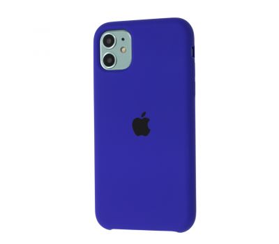 Чохол Silicone для iPhone 11 case shiny blue 1180962